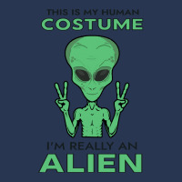 Halloween T  Shirt Funny Halloween Costume I'm Really An Alien T  Shir Men Denim Jacket | Artistshot