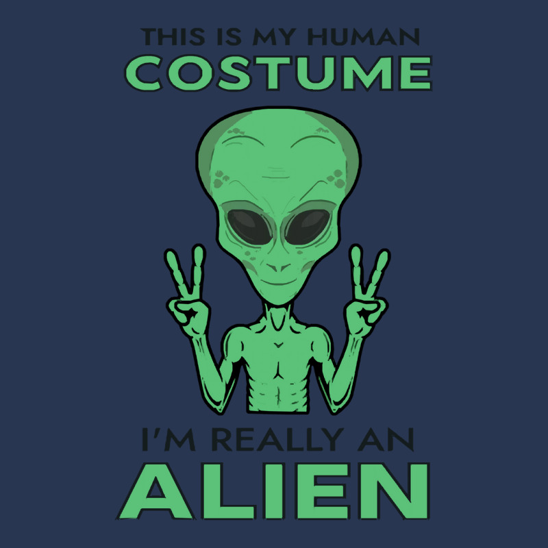 Halloween T  Shirt Funny Halloween Costume I'm Really An Alien T  Shir Men Denim Jacket by oweber478 | Artistshot