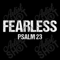 Fearless Psalm 23 Bible Scripture Verse Christian Gift Funny Gift Maternity Scoop Neck T-shirt | Artistshot