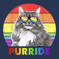 Funny Siberian Cat Rainbow Gay Pride Lgbtq T Shirt Ladies Denim Jacket | Artistshot