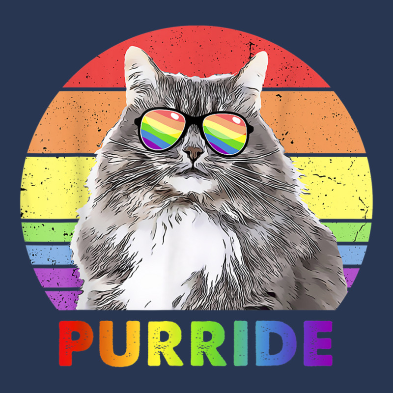 Funny Siberian Cat Rainbow Gay Pride Lgbtq T Shirt Ladies Denim Jacket by PET LOVE | Artistshot