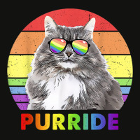 Funny Siberian Cat Rainbow Gay Pride Lgbtq T Shirt Scorecard Crop Tee | Artistshot