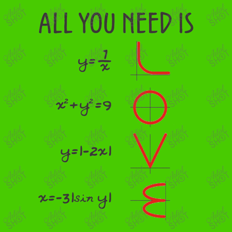 All You Need Is Love Equations Skinny Tumbler | Artistshot