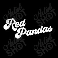 Red Pandas Vintage Retro Font Funny Adjustable Cap | Artistshot