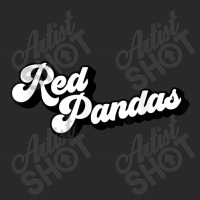 Red Pandas Vintage Retro Font Funny Printed Hat | Artistshot