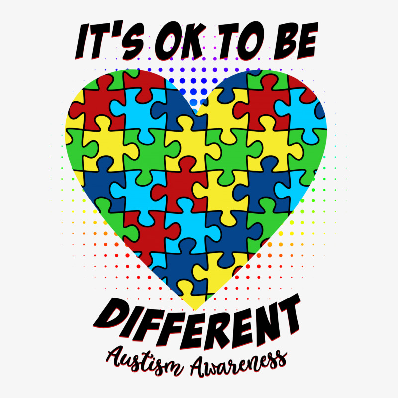 It's Ok To Be Different Austism Awareness For Light Ladies Fitted T-Shirt by autlu2024 | Artistshot