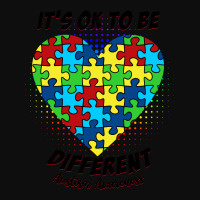 It's Ok To Be Different Austism Awareness For Light Crop Top | Artistshot