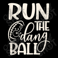 Run The Dang Ball Football Cheer Funny Mom Tank Top Cropped Sweater | Artistshot