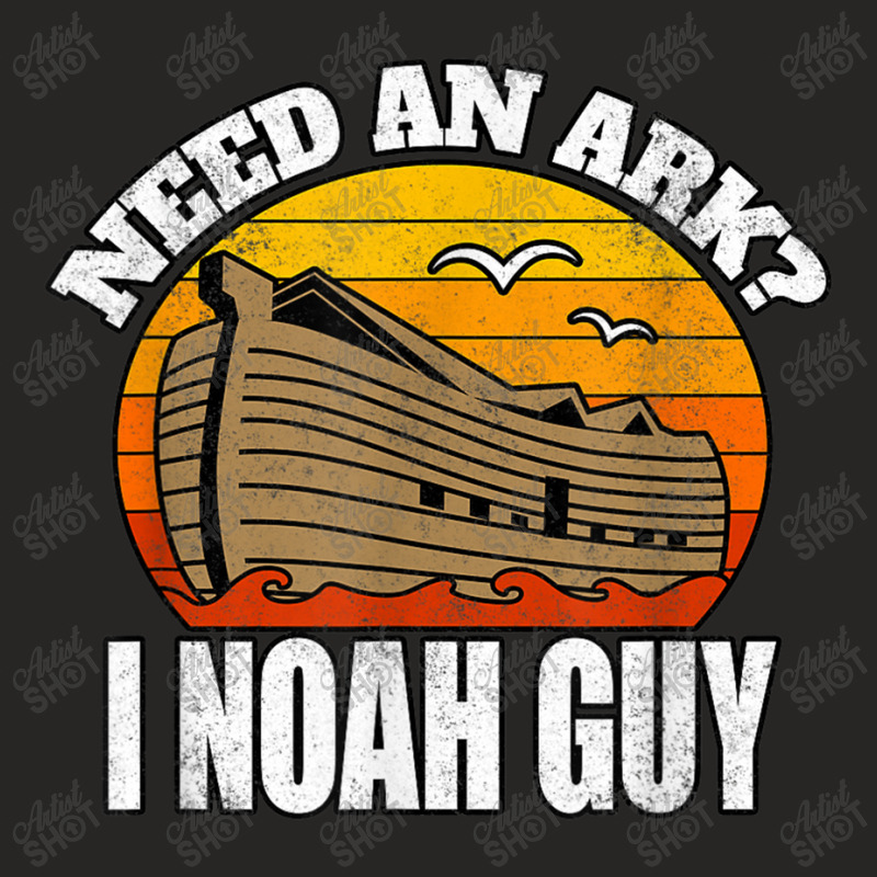 Funny Christian Pun Humor Need An Ark I Noah Guy Funny Men Ladies Fitted T-Shirt by Aria-Proctor | Artistshot