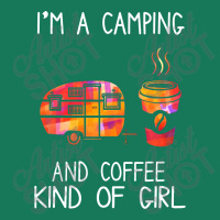 I'm A Camping And Coffee Kind Of Girl Skinny Tumbler | Artistshot