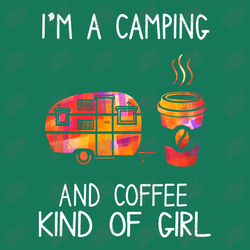 I'm A Camping And Coffee Kind Of Girl Skinny Tumbler | Artistshot