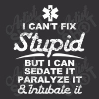 Paramedic Emt Gift Can Sedate And Paralyze Stupid Funny Ems Vintage Hoodie | Artistshot