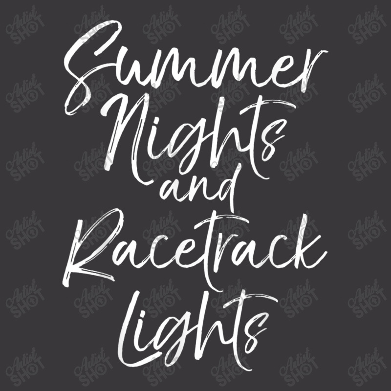 Summer Nights And Racetrack Lights  For Women Race Tee Ladies Curvy T-Shirt by Artist-Shannon | Artistshot