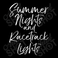 Summer Nights And Racetrack Lights  For Women Race Tee Cropped Hoodie | Artistshot