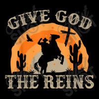 Give God The Reins Cowboy Retro For Christian Painting Zipper Hoodie | Artistshot