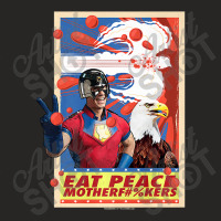 Peacemaker Eat Peace With Eagle Premium Ladies Fitted T-shirt | Artistshot