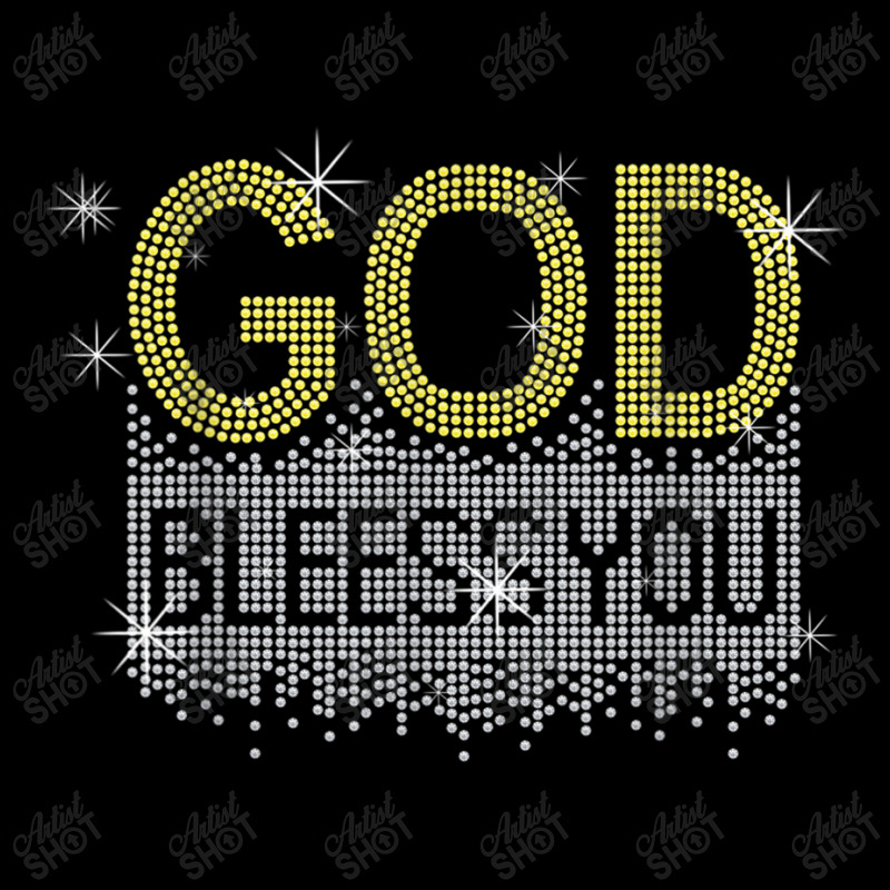 God Blessed You Rhinestone Graphic Funny Christian Woman Tee Mens Funn Men's Long Sleeve Pajama Set by Aria-Proctor | Artistshot