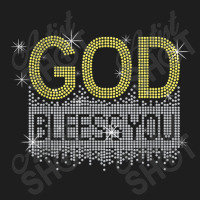 God Blessed You Rhinestone Graphic Funny Christian Woman Tee Mens Funn Classic T-shirt | Artistshot