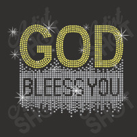 God Blessed You Rhinestone Graphic Funny Christian Woman Tee Mens Funn Champion Hoodie | Artistshot