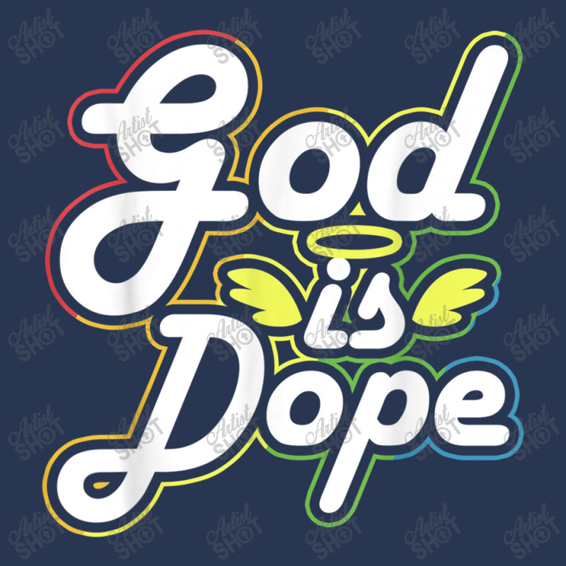 God Is Dope Christian Faith Believer Idea Cartoon Character Men Denim Jacket by Aria-Proctor | Artistshot