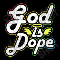 God Is Dope Christian Faith Believer Idea Cartoon Character Lightweight Hoodie | Artistshot