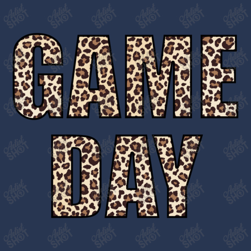 Game Day Leopard Football Fan Big Game Long Sleeve Men Denim Jacket by Artist-Shannon | Artistshot