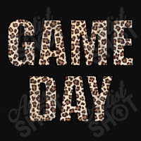 Game Day Leopard Football Fan Big Game Long Sleeve Crop Top | Artistshot