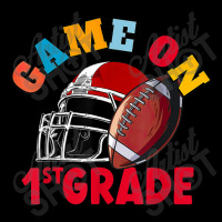 Game On 1st Grade Football Back To School For Teacher Kids Cropped Hoodie | Artistshot