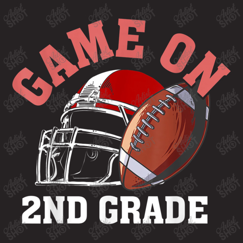 Game On 2nd Grade Football Back To School Student Kids Boys Vintage Cap by Artist-Shannon | Artistshot