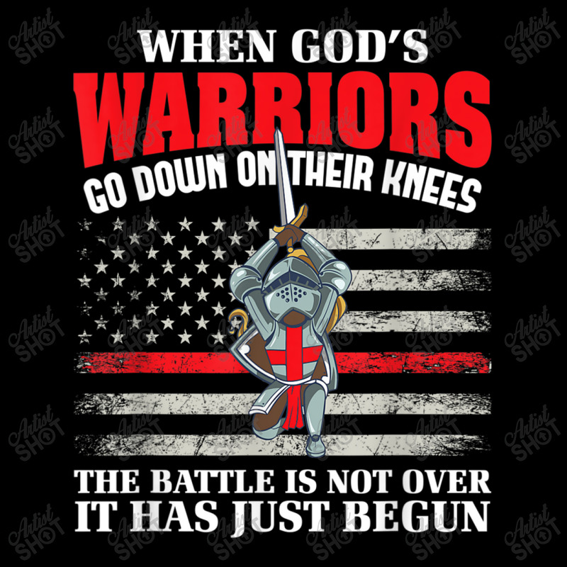 Gods Warrior Christian American Soldier Us Flag Bible Prayer Design Ch Pocket T-shirt | Artistshot