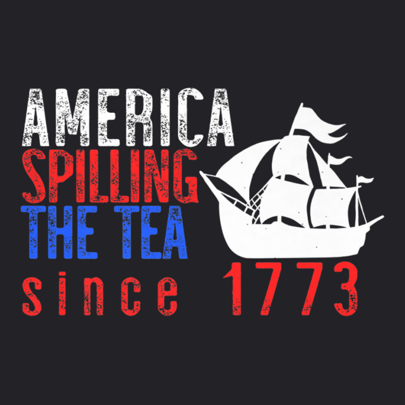 America Spilling Tea Since 1773 July 4 Boston Party Meme Premium T Shi Youth Tee | Artistshot