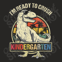 I'm Ready To Crush Kindergarten Dinosaur Boys Back To School Ladies Fitted T-shirt | Artistshot