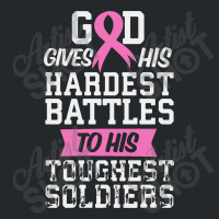 God Gives His Hardest Battles Crewneck Sweatshirt | Artistshot