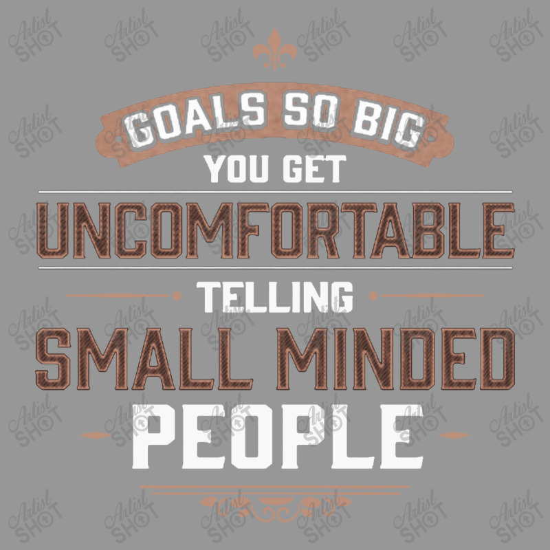 Goals So Big You Get Uncomfortable Telling Small Minded Women's V-Neck T-Shirt by Bertaria | Artistshot