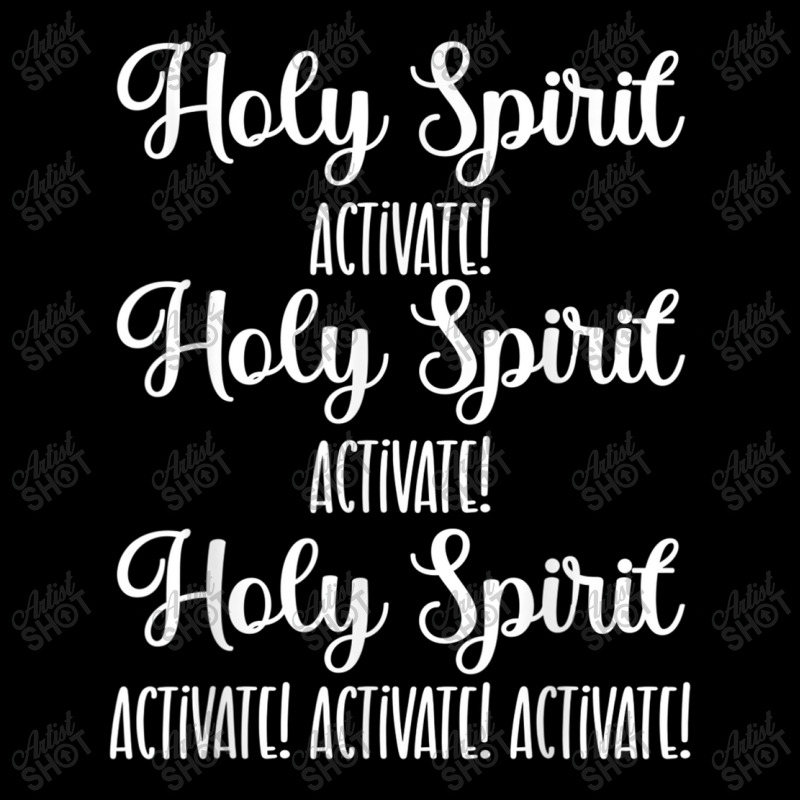 Holy Spirit Activate Shirt Christian Apparel Christian Mens Funny Adjustable Cap | Artistshot