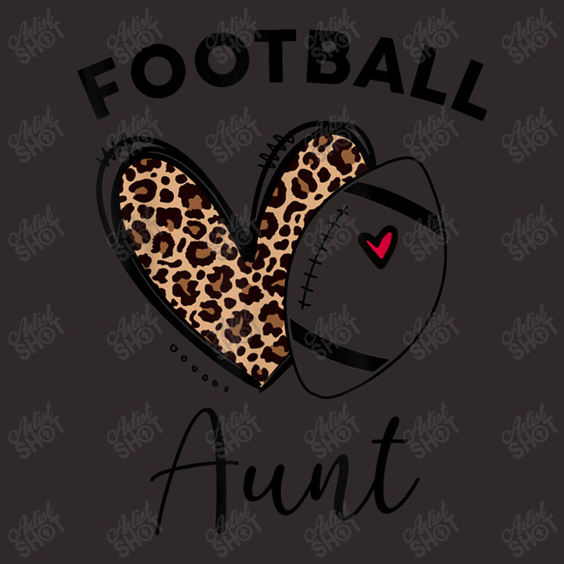 Leopard Heart Football Aunt Tee Mother's Day Family Matching Racerback Tank by Artist-Shannon | Artistshot