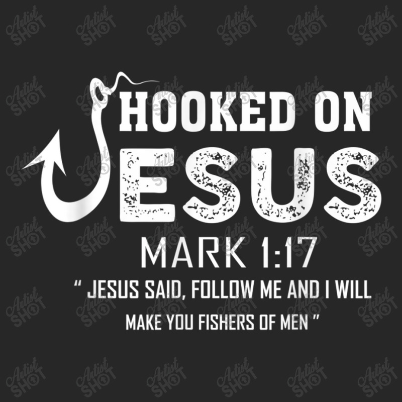 Hooked On Jesus Mark 117 Religious Bible Verse - Fishermen Day Gift Men's T-shirt Pajama Set by Aria-Proctor | Artistshot