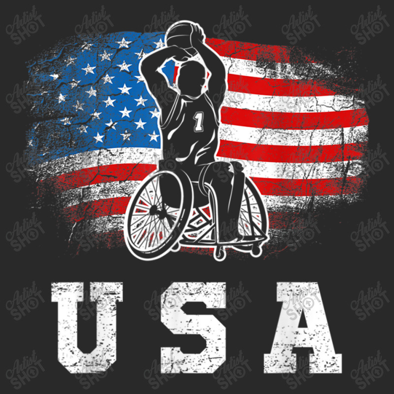 Wheelchair Basketball,disability Sports Handicap Usa Flag T Shirt Printed hat by Great Tshirt | Artistshot