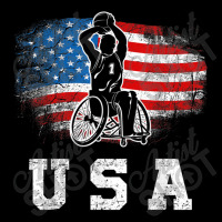 Wheelchair Basketball,disability Sports Handicap Usa Flag T Shirt Legging | Artistshot