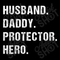 Husband Daddy Protector Hero Fathers Day Gift For Dad Wife Funny Men Maternity Scoop Neck T-shirt | Artistshot