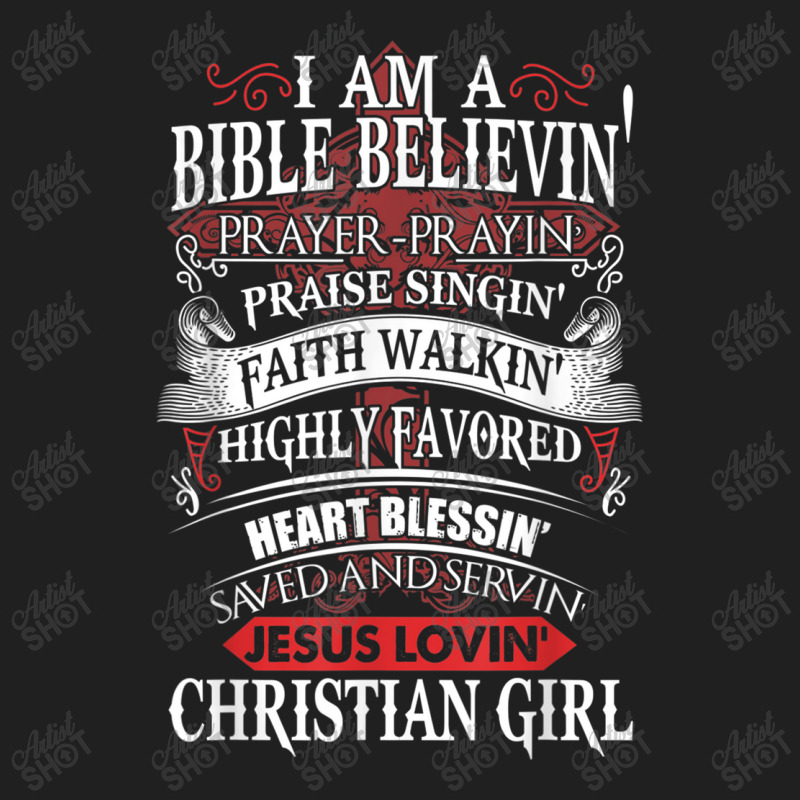 I Am A Bible Believing Prayer-prayin Prase Singing Faith Character Ani Ladies Polo Shirt by Aria-Proctor | Artistshot