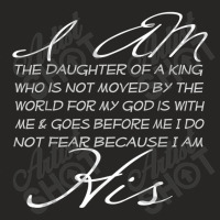 I Am His Daughter Of A King Inspiring Faith Christian Women Poster Ladies Fitted T-shirt | Artistshot