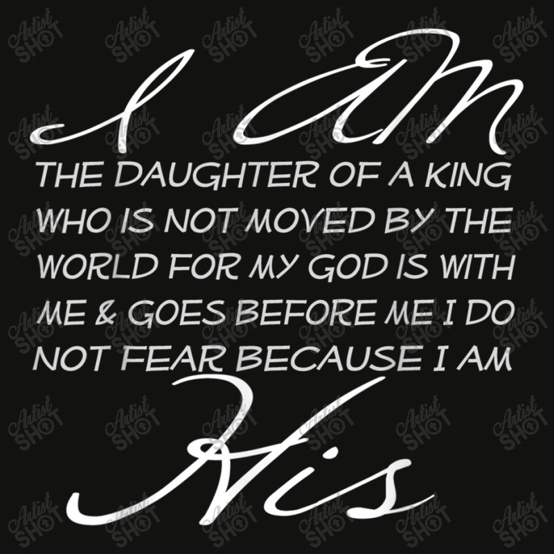 I Am His Daughter Of A King Inspiring Faith Christian Women Poster Scorecard Crop Tee by Aria-Proctor | Artistshot