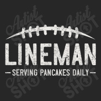 Lineman Serving Pancakes Daily Funny Vintage Football Men's T-shirt Pajama Set | Artistshot