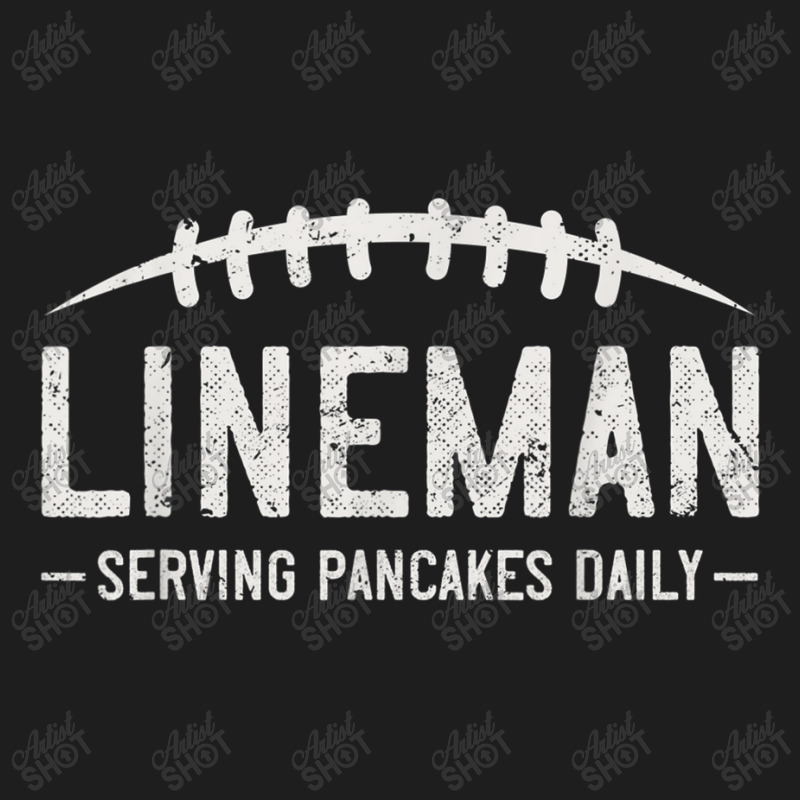 Lineman Serving Pancakes Daily Funny Vintage Football Classic T-shirt | Artistshot