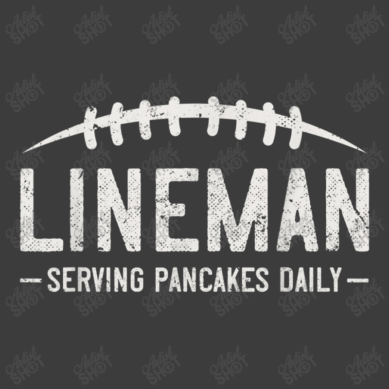 Lineman Serving Pancakes Daily Funny Vintage Football Men's Polo Shirt | Artistshot