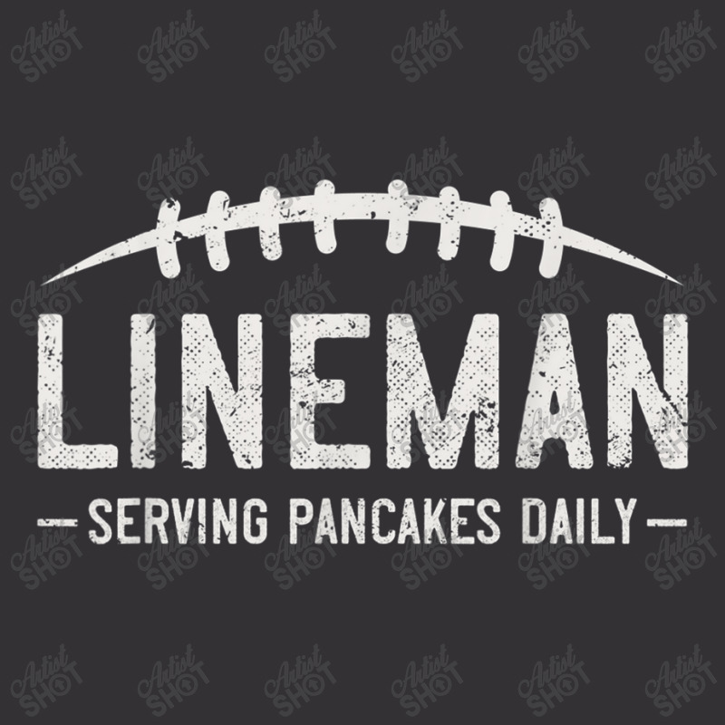 Lineman Serving Pancakes Daily Funny Vintage Football Vintage Hoodie And Short Set | Artistshot