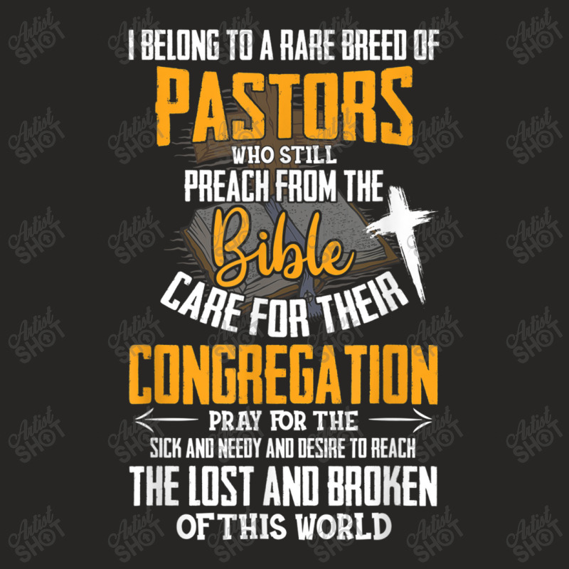 I Belong To A Rare Breed Of Pastors Gift Christian Funny Gift Ladies Fitted T-Shirt by Aria-Proctor | Artistshot