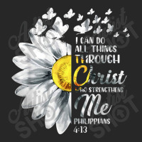 I Can Do All Things Through Christ - Daisy Flower Religious Mens Funny Women's Pajamas Set | Artistshot