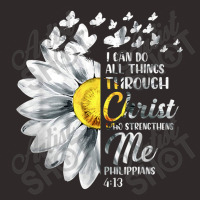 I Can Do All Things Through Christ - Daisy Flower Religious Mens Funny Racerback Tank | Artistshot